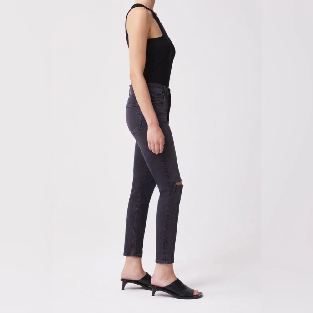 NWOT - Agolde Nico High Rise Slim in Cassette - Size 30 - Picture 4 of 7